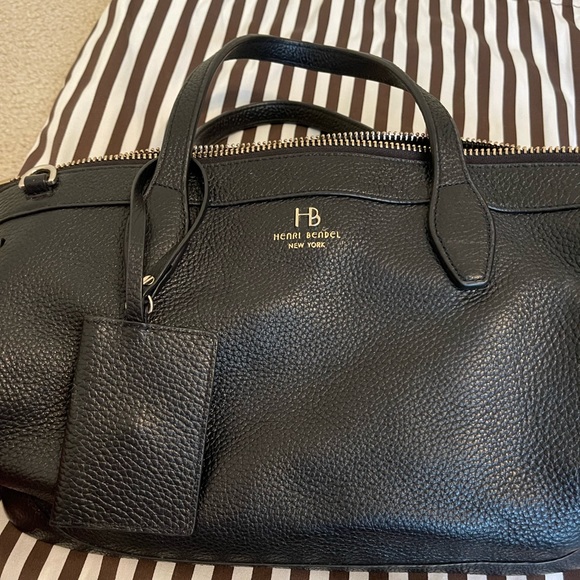 Henri Bendel Noho Laced Gusset Handbag - Picture 2 of 12